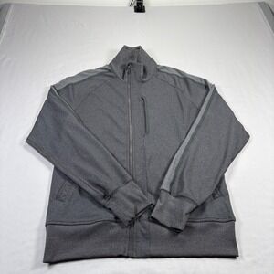 Lululemon Kung Fu Jacket Mens Medium Gray Full Zip Athleisure Performance